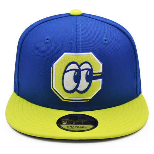 Chattanooga Lookouts (Montañas de) New Era Copa de la Diversion (FUN CUP) 9FIFTY Snapback Hat -Royal/Lime