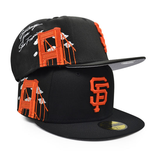 San Francisco Giants New Era Exclusive CLOUD ICON 59Fifty Fitted Hat - Black