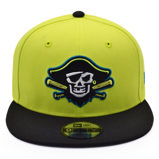 Bradenton Marauders (BARBASNEGRAS) New Era Copa de la Diversion (FUN CUP) 9FIFTY Snapback Hat - Cyber/Black