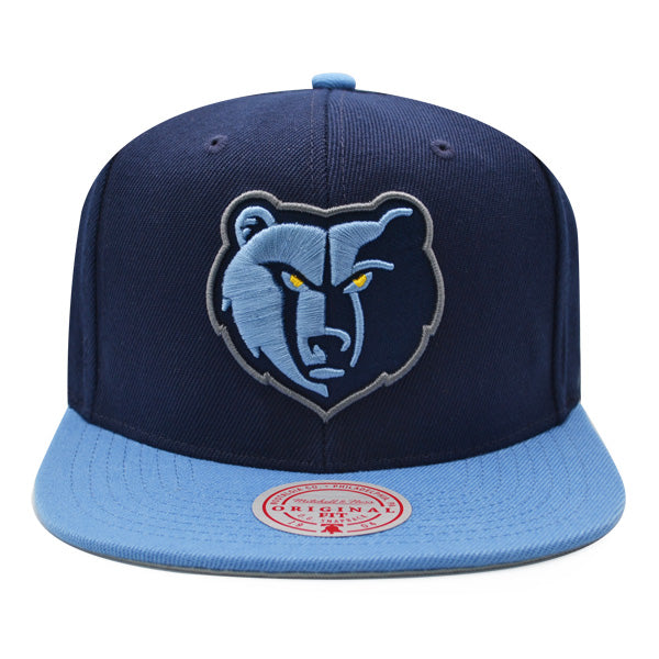 Vancouver Grizzlies Mitchell & Ness CLASSIC 2Tone Snapback Hat - Navy/Sky