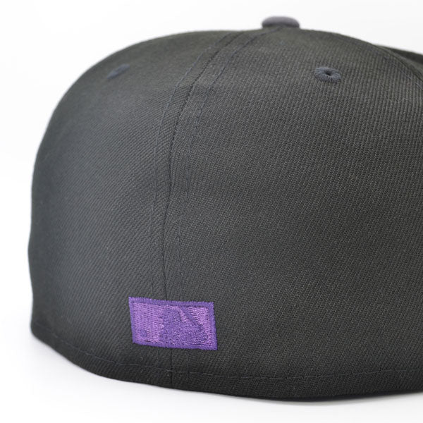 Atlanta Braves 40th Anniversary Exclusive New Era 59Fifty Fitted Hat - Black/Dark Graphite