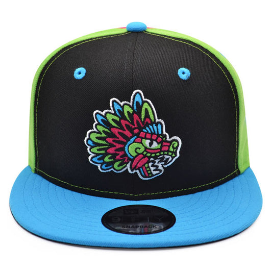 Ogden Raptors (CarnÃvoros) New Era Copa de la Diversion (FUN CUP) 9FIFTY Snapback Hat - Black/Lime/Pink/Vice