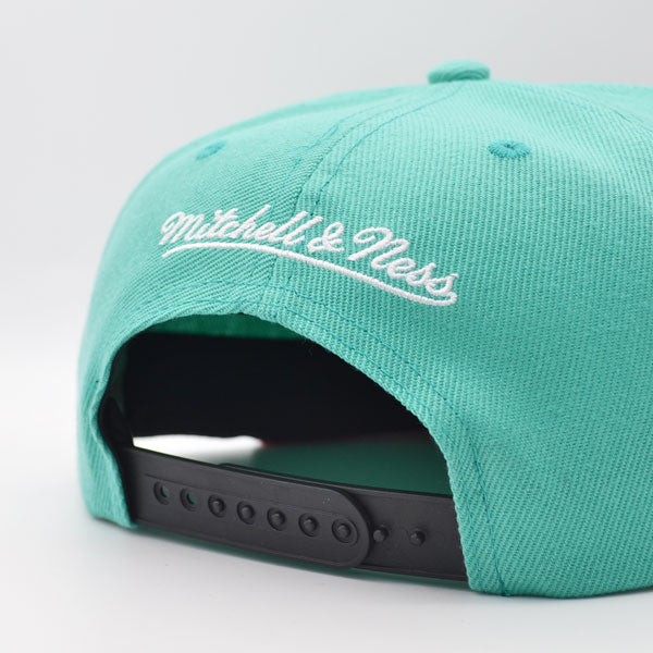 Vancouver Grizzlies Mitchell & Ness CLASSIC 2Tone Snapback Hat - Teal/Black
