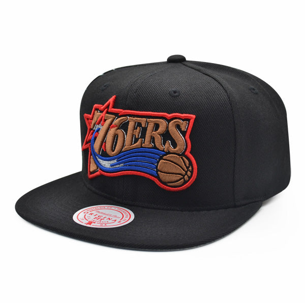 Allen Iverson Philadelphia 76ers Mitchell & Ness Exclusive MVP SLAM Snapback Hat - Black/Copper