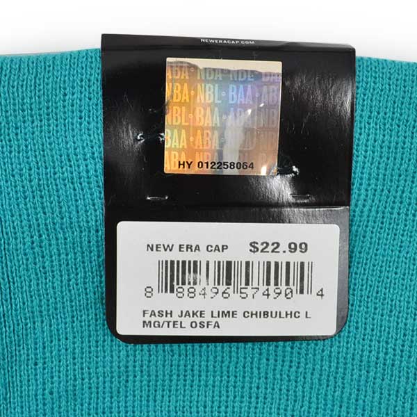 Chicago Bulls BIG JAKE Lime KNIT Cuffed Pom New Era NBA Hat