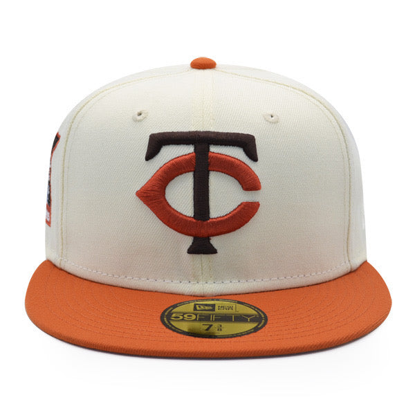 Minnesota Twins 1965 ALL-STAR GAME Exclusive New Era 59Fifty Fitted Hat – Chrome/Flight Orange