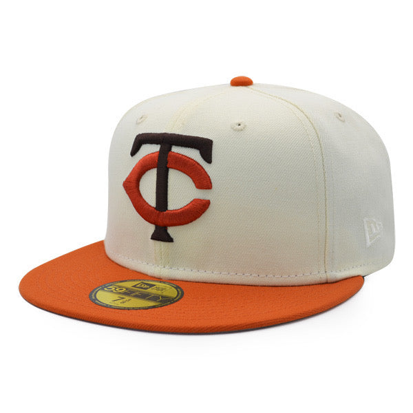 Minnesota Twins 1965 ALL-STAR GAME Exclusive New Era 59Fifty Fitted Hat – Chrome/Flight Orange