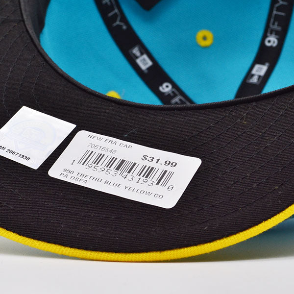 Trenton Thunder (TRUENO) New Era Copa de la Diversion (FUN CUP) 9FIFTY Snapback Hat - Teal/Yellow