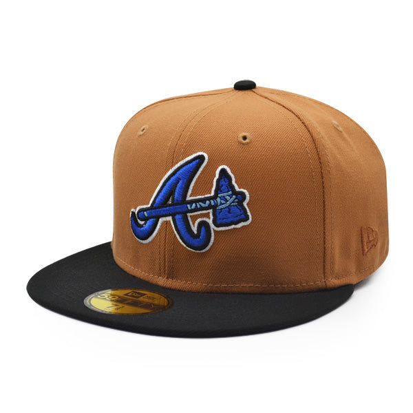 Atlanta Braves 2017 INAUGURAL SEASON Exclusive New Era 59Fifty Fitted Hat – Bronze/Black/Blueberry