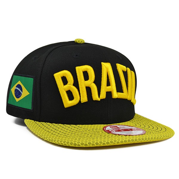 Boldly BRAZIL Olympics Snapback 9Fifty New Era Hat