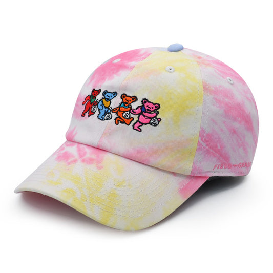 Field Grade MONEY MONSTERS DEAD MONEY Strapback Adjustable Hat - Tie Dye