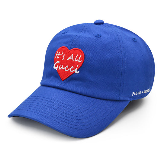 Field Grade IT'S ALL GUCCI Strapback Adjustable Hat - Royal