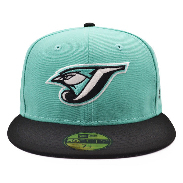 Toronto Blue Jays 30th Anniversary Exclusive New Era 59Fifty Fitted Hat - Mint/Black/Paisley Bottom