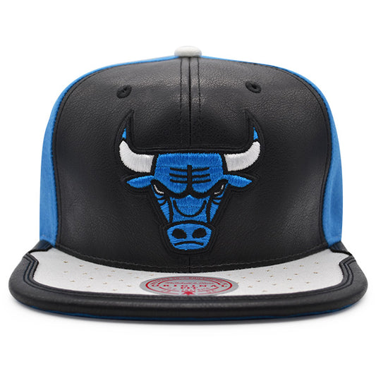 Chicago Bulls Air Jordan DAY ONE Snapback Mitchell & Ness NBA Hat - Royal/White