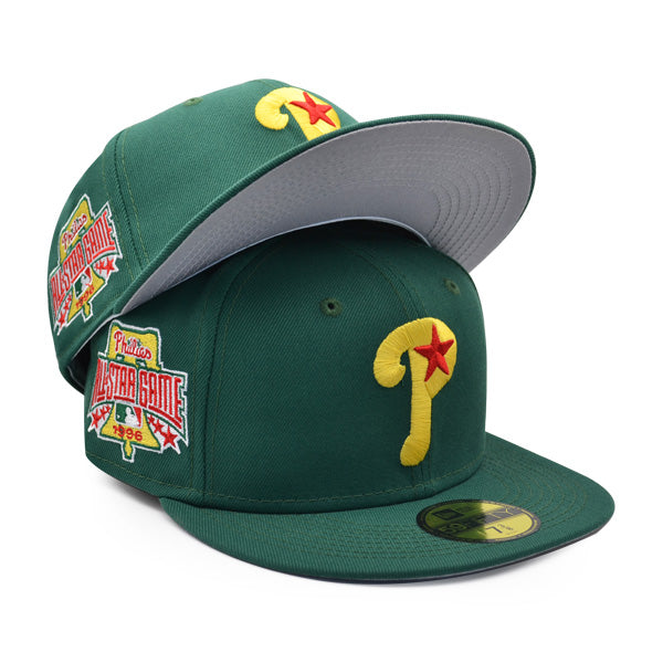 Philadelphia Phillies 1996 ALL-STAR GAME Exclusive New Era 59Fifty Fitted Hat – Emerald Green/Moonbeam