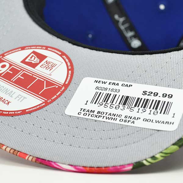 Golden State Warriors TEAM BOTANIC SNAPBACK 9Fifty New Era NFL Hat