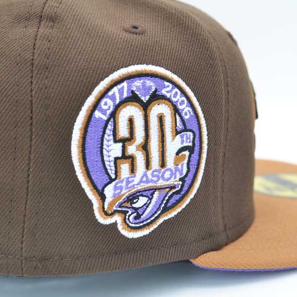 Toronto Blue Jays 30th Anniversary Exclusive New Era 59Fifty Fitted Hat – Walnut/Bronze/Purple