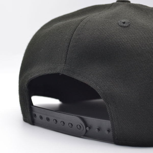Oakland Raiders New Era Exclusive CAP ON CAP 9Fifty Snapback NFL Hat - Black