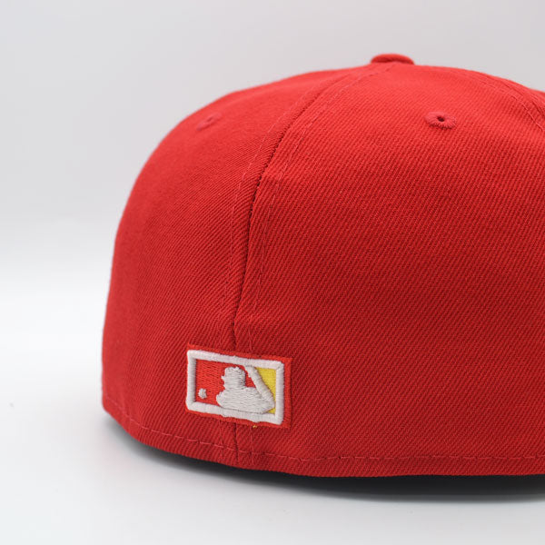 Seattle Mariners 30th ANNIVERSARY Exclusive New Era 59Fifty Fitted Hat - Red/Yellow Bottom
