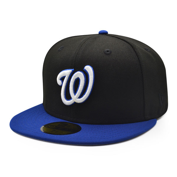 Washington Nationals 2008 INAUGURATION SEASON Exclusive New Era 59Fifty Fitted Hat – Black/Royal