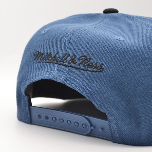 Minnesota Timberwolves Mitchell & Ness CLASSIC 2Tone Snapback Hat - Dark Navy/Black