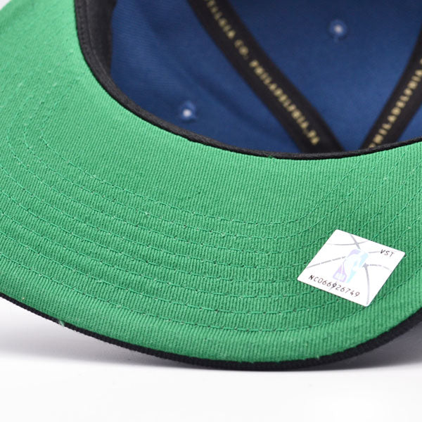 Minnesota Timberwolves Mitchell & Ness CLASSIC 2Tone Snapback Hat - Dark Navy/Black