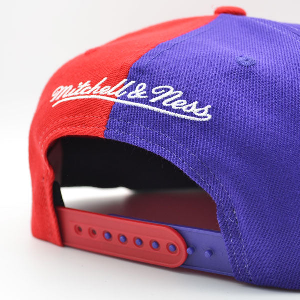 Toronto Raptors Mitchell & Ness DIAMOND CUT Snapback HWC Hat - Purple/Red