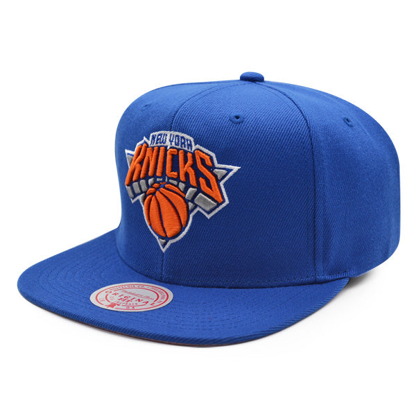 New York Knicks Mitchell & Ness ALL LOVE Snapback Hat - Royal/Pink Bottom