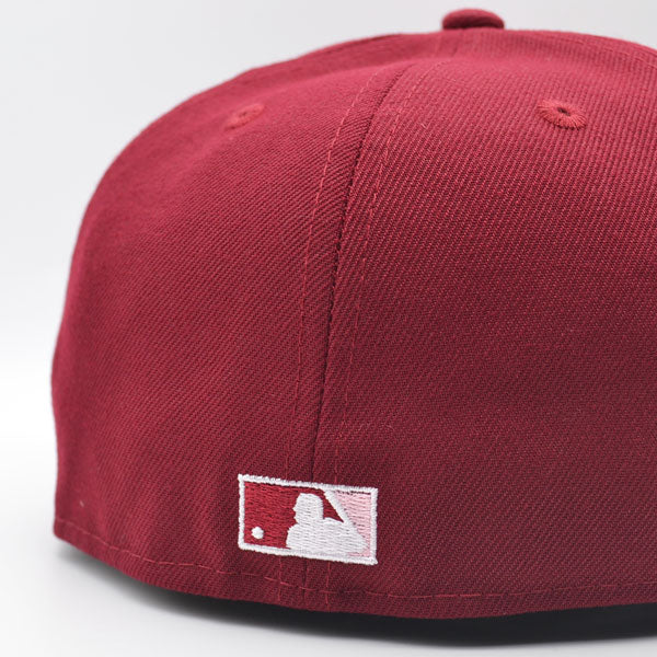 Houston Astros 50TH Anniversary RED VELVET Exclusive New Era 59Fifty Fitted Hat -Cardinal/Pink