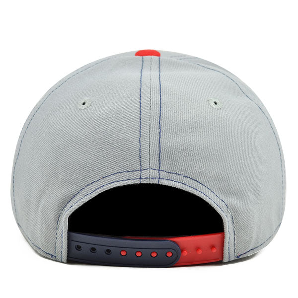 Washington Capitals Structured Gray Curved Snapback Reebok NHL Hat