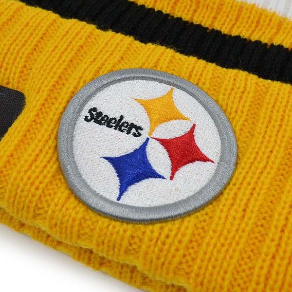 Pittsburgh Steelers RIB START KNIT New Era Cuffed NFL Hat