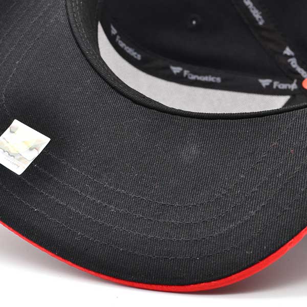 D.C. United Fanatics MLS Visor Mark Snapback Adjustable Hat - Black/Red