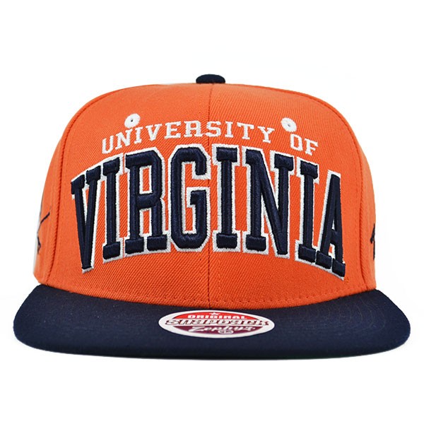 Virginia Cavaliers SUPERSTAR Orange/Navy SNAPBACK Zephyr NCAA Hat