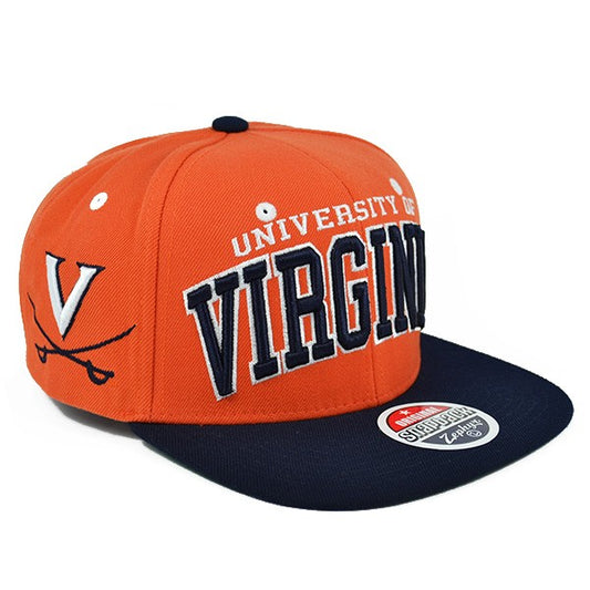 Virginia Cavaliers SUPERSTAR Orange/Navy SNAPBACK Zephyr NCAA Hat