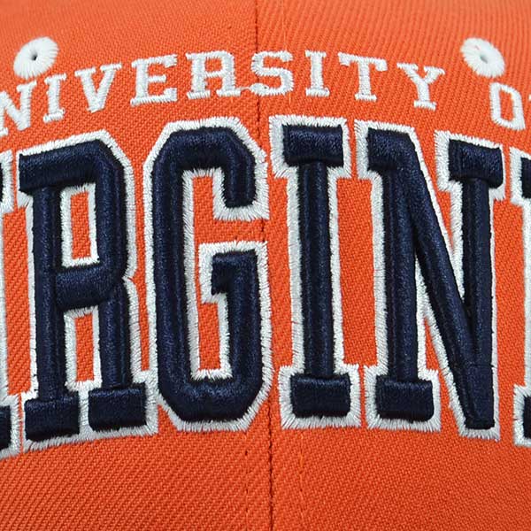Virginia Cavaliers SUPERSTAR Orange/Navy SNAPBACK Zephyr NCAA Hat