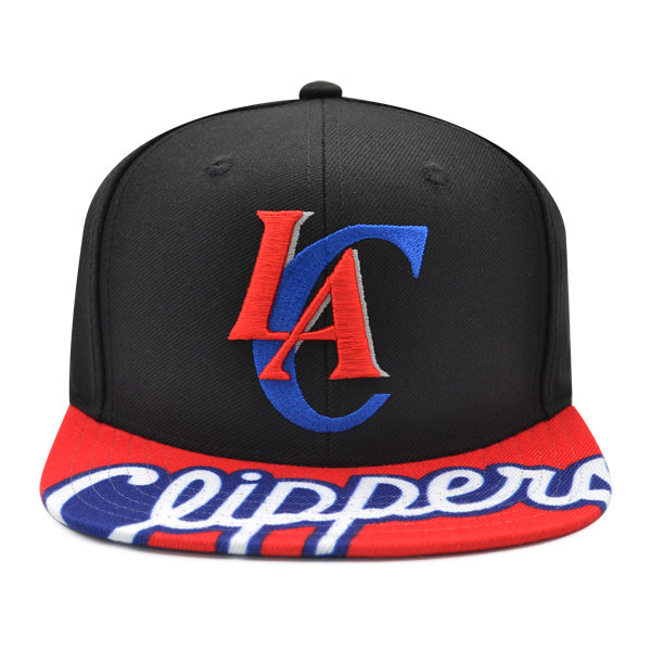 Los Angeles Clippers Mitchell & Ness SWINGMAN POP Snapback Hat - Black