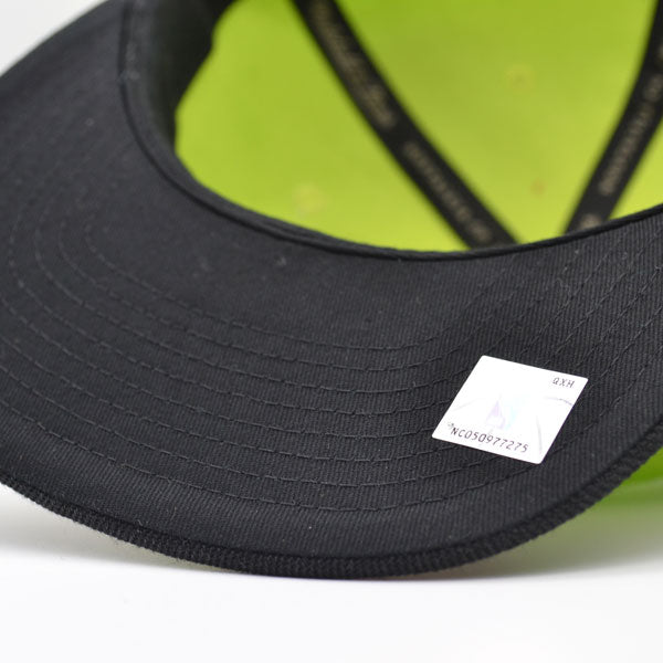 Atlanta Hawks NBA Mitchell & Ness CYBER ATTACK Snapback Hat - Cyber/Black Bottom