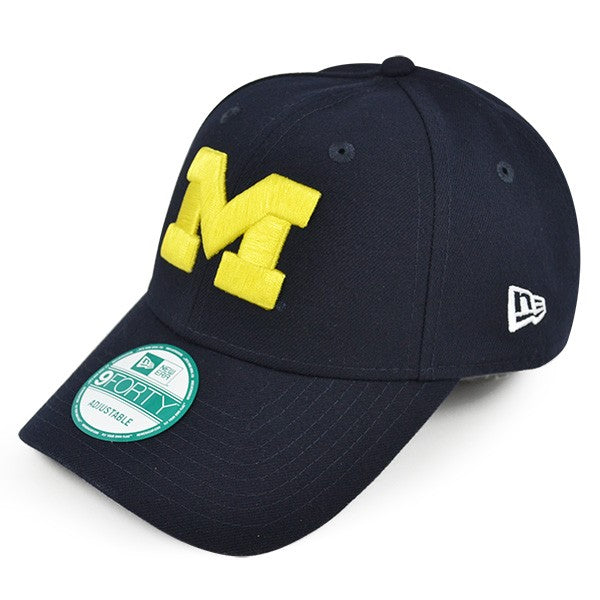 Michigan Wolverines New Era THE LEAGUE 9Forty Adjustable Velcro Strap NCAA Hat