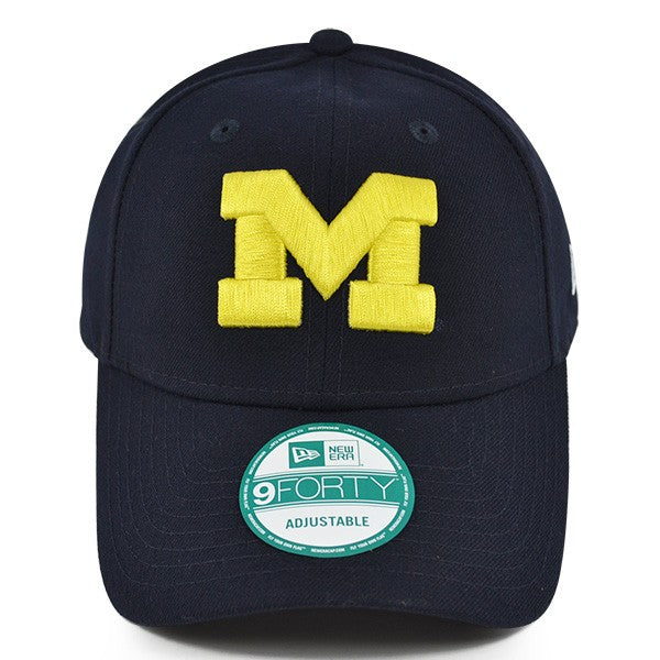 Michigan Wolverines New Era THE LEAGUE 9Forty Adjustable Velcro Strap NCAA Hat