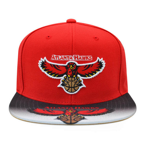 Atlanta Hawks Mitchell & Ness SWINGMAN POP Snapback Hat - Red