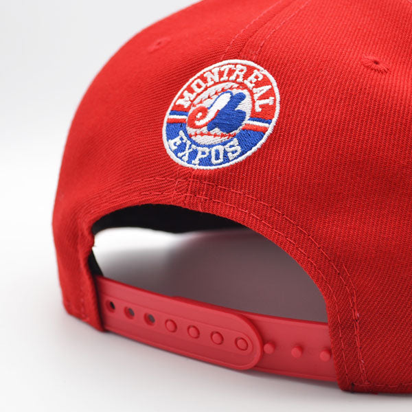 Montreal Expos 1982 ALL-STAR Game Exclusive New Era 9Fifty Snapback Adjustable Hat - Red/Blue/Pink Bottom