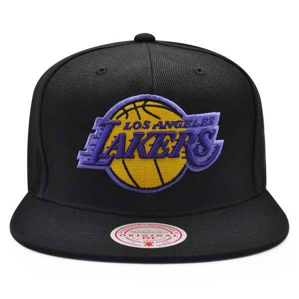 Los Angeles Lakers Mitchell & Ness HIGH LIGHT Snapback NBA Hat - Black/Lavender