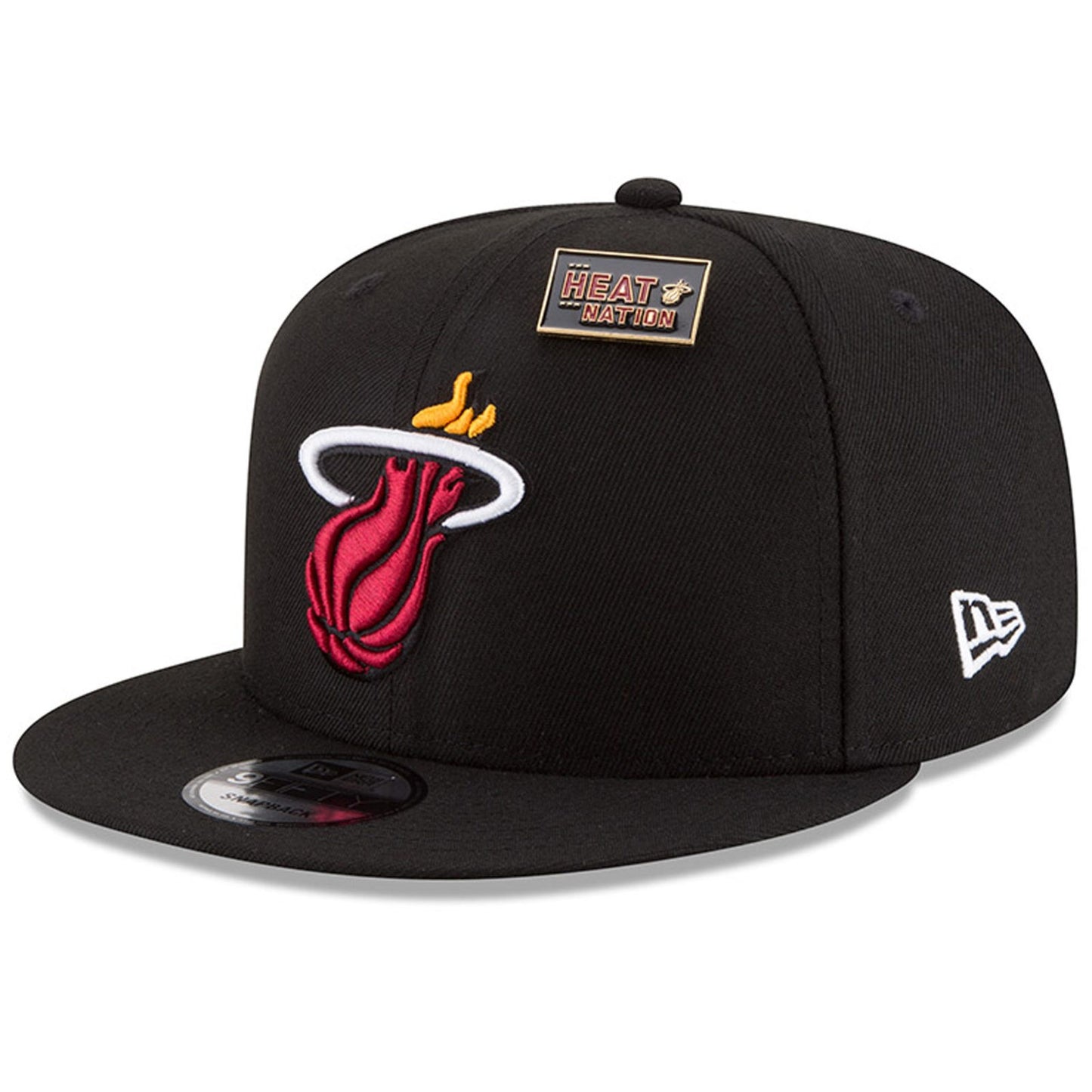 Miami Heat New Era 2018 Draft 9FIFTY Snapback Adjustable Hat – Black