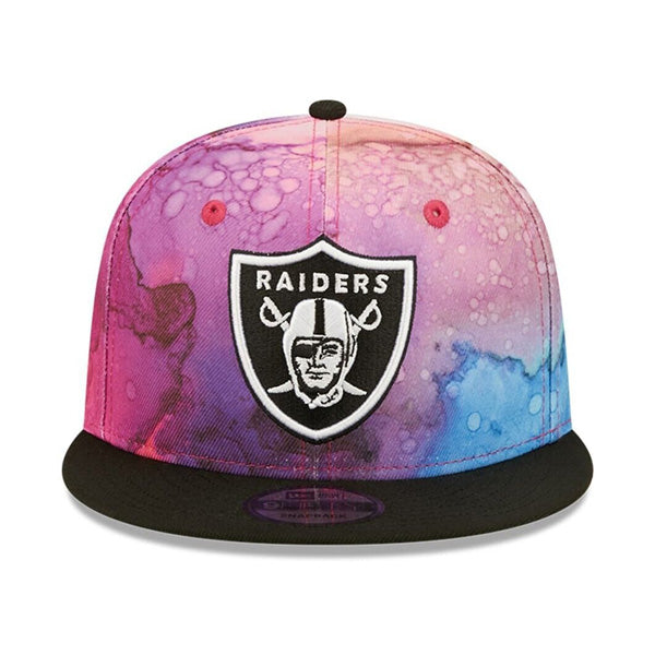 Las Vegas Raiders New Era 2022 NFL Crucial Catch 9Fifty Snapback Hat - Pink/Black