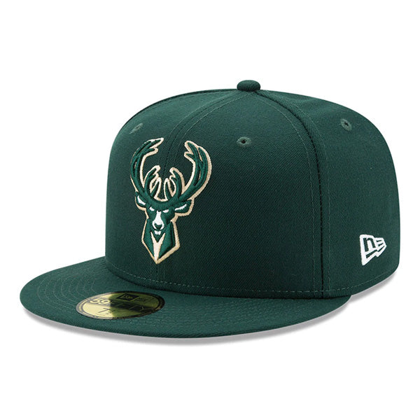 Milwaukee Bucks New Era 2021 NBA Finals Bound Sidepatch 59FIFTY Fitted Hat - Pine