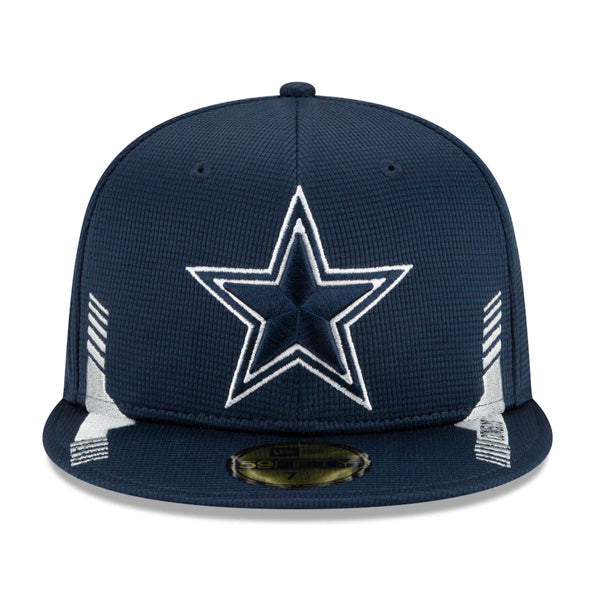 Dallas Cowboys New Era 2021 NFL Official Sideline HOME 59FIFTY Fitted Hat - Navy