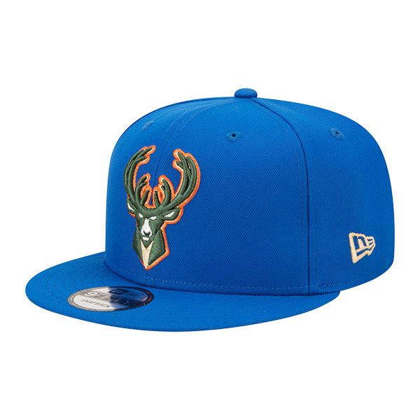 Milwaukee Bucks New Era NBA 2022-23 CITY EDITION Alternate 9Fifty Snapback Hat - Royal