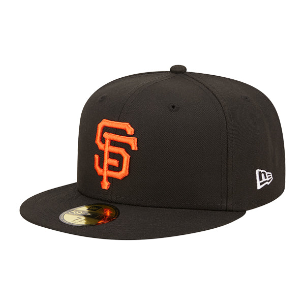 San Francisco Giants 2010 World Series New Era Exclusive 59Fifty Fitted Hat -Black/Orange