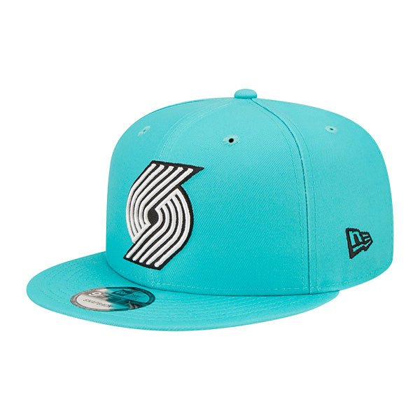 Portland Trailblazers New Era NBA 2022-23 CITY EDITION Alternate 9Fifty Snapback Hat - Teal/Black