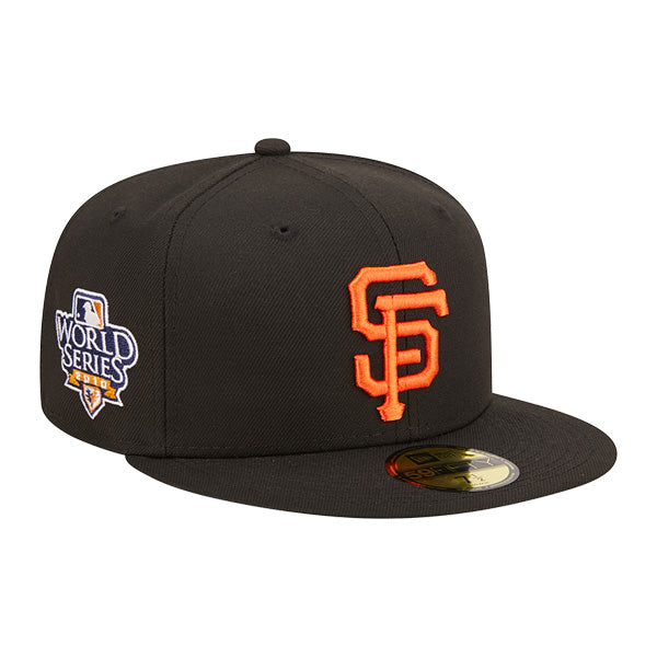 San Francisco Giants 2010 World Series New Era Exclusive 59Fifty Fitted Hat -Black/Orange